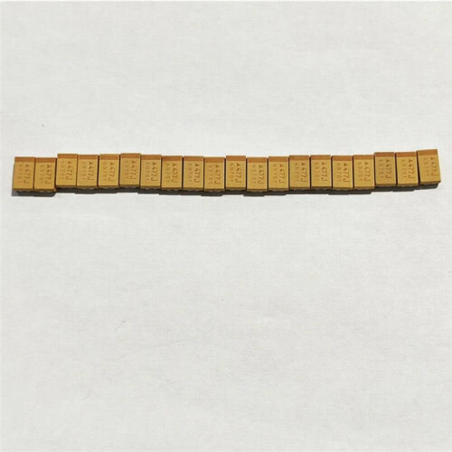 100Pcs 470uF 6.3V SMD Solid Patch, Professional 7343 D-Case High Capacity Polarized PCB Board Device Kit 1