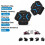 C25 Motorcycle Helmet Intercom Headset Wireless BT 5.4 Hands-Free Call Waterproof Speaker Earphone for Rider Intercom 2