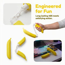 Banana Nunchaku 3D Printing Model Decompression Toy Casual Home Desktop Ornament Fruit Shape Toy
