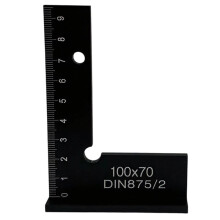 Woodworking 90 Degree Right Angle Square Ruler with Stand - Measuring Tool 100x70