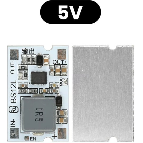 Placa Do Conversor - Step  Módulo 2.7-11V para 5V 10A com Proteção Contra Curto-Circuito e Sobretensão 5V 1