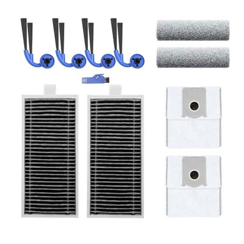 Roller-Mops Seitenbürste HEPA-Filter Staubbeutel für  X9pro/T80S Robotersauger 1