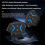 C25 Motorcycle Helmet Intercom Headset Wireless BT 5.4 Hands-Free Call Waterproof Speaker Earphone for Rider Intercom 7
