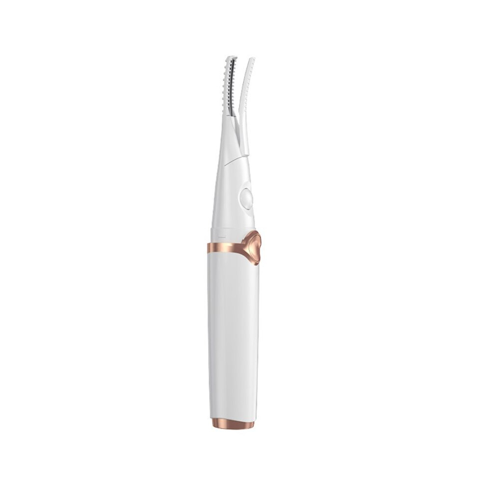 Upgraded Heated Eyelash Curler,  Electric Lash Curler with 3 Heat Modes, Fast Heating White
