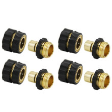 Raccords de Connecteur Rapide pour Tuyau, Adaptateur de Tuyau D'Eau de 3/4 Pouce, Adaptateur de Tuyau D'Eau à Libération Rapide Universel pour le