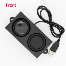 4Ohm 5W USB-Lautsprecher für Laptop mit Soundkarten-Treiber Stecker und Spielen Subwoofer-Lautsprecher für Industrie-PC