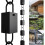 Rain Chain Rectangular Rain Chain Set RustResistant Rainchain Gutter Adapter Rain Chain for Gutter Downspout Decoration 1