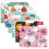 Pacote com 24 Pastas Decorativas, Pastas de Papel com Corte 1/3, Tamanho Carta 8,8 X 11,6 Polegadas, 6 Estilos de Pasta 1