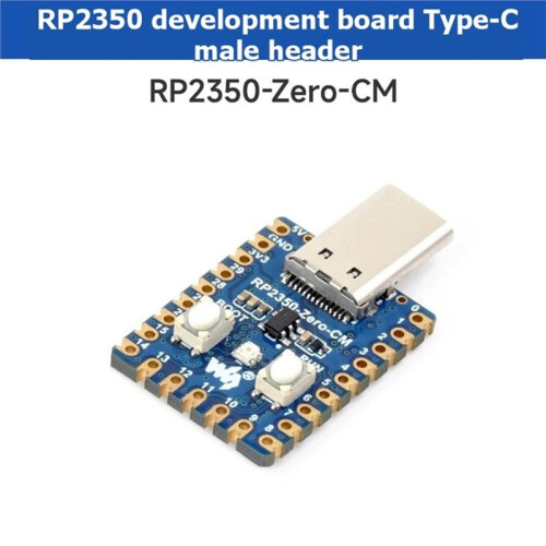 Waveshare RP2350-ZERO-cm -Entwicklungsboard Onboard Typ-C Stecker RP2350-ZERO-cm Entwicklungsboard 1