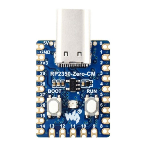 Waveshare RP2350-Zero-cm  Development Board Onboard Type-C Male Port RP2350-Zero-cm Development Board 2