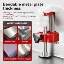 Compact 6 Inch Sheet Metal Bender for Accurate Bending of Materials 0.08 to 0.4 Inches Thick At Angles 0 to 90 Degrees