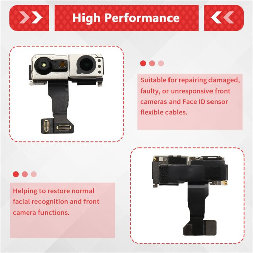 For  17 Small Front Face ID Facing Sensor Camera Flex Cable Replacement Parts Repair Accessories, Front Camera 2