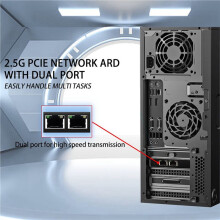 2X 2500Mbps Pcie to RJ45 I226-V Network Card 2.5G Gigabit Ethernet Dual 100/1000/2500Mbps Network Card for Desktop