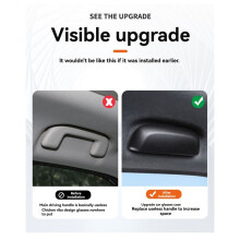Car Glasses Case Storage Box Sunglasses Clip Sunglasses Roof Storage Modification for Prado LC250 2024,A
