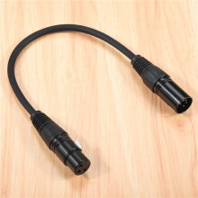 XLR Stecker 3 Pin auf XLR Buchse 5 Pin & XLR Buchse 3 Pin auf XLR Stecker 5 Pin Audio Kabel, für Mikrofon DMX BüHnen Licht