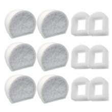 Vervangend Filter voor Drinkfonteinen voor Katten van voor Drinkwell (1/2 Gallon, 1 Gallon, 2 Gallon), Avalon Pagoda, Sedona en 6+6