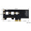 Für Raspberry Pi CM4 PCI-E auf M.2 Adapter Rechenmodul 4 NVMe SSD Tragbare Multifunktions-Adapterkarte 6