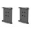 2X Terminal de Dados Tablet Clipe Traseiro Suporte de GPS para Motocicleta Ao Ar Livre Adequado para Tablets de 7 A 8 Polegadas 1