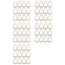 60x Crochets de Rideau de Douche Antirouille Faciles Ă Installer, en Acier Inoxydable Sans Frottement - Anneaux de Douche Ă Glissement Facile pour
