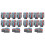 20 Pcs Terminal Connection Clamp Set, Wire Connector, Quick Compact Cable Connector NC-422 Grey 1