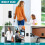 Key Lock Box, Waterproof Wall Mount Lock Box for Keys with Code, 4 Digit Combination Lockbox for Home Office Garage A 6