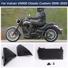 Osłona Akumulatora Motocykla, Boczna Osłona, Osłona Ochronna dla Vulcan VN900 Classic Custom 2006-2020, Błyszcząca Czerń