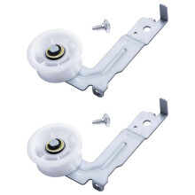 2Pack DC93-00634A Dryer Idler Pulley with Sturdy Clip for  Dryers DV45H7000EW DV48H7400EW DV42H5000EW AP4373659