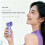 Portable High Speed Cooling Handheld Fan 3000mAh Rechargeable 120 Wind Speeds Adjustable  Foldable Silver 2