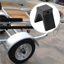 4X V-Style Boat Trailer Bow Stop Block Trailer Rubber Bow Stop Non Marking Mounting Hole 2 Inch Width 4 Inch V-Span