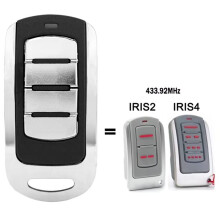 2X für ERREKA IRIS2 IRIS4 Garagentoröffner-Fernbedienung, Mehrfrequenz-Rolling-Code, Garagentoröffner-Duplizierer