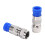500PCS RG6 Compression Connectors Coaxial Cable Connection F Compression Connector RG6 Coaxial Compression Tool 5