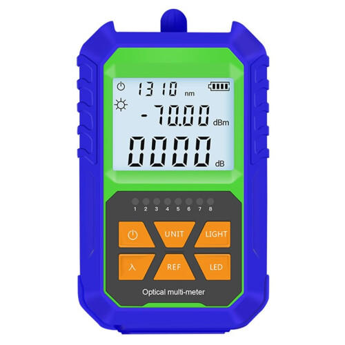 3 in 1  Rechargeable Optical Power Meter Optical Fiber Tester Optical Failure LED Frequency Identification -70.+6 1
