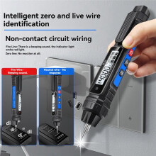 SK-216 2in1 Pen-Type Multimeter Auto Range Electrical Test Pencil Meter Ohm NCV Voltage Current Measurement