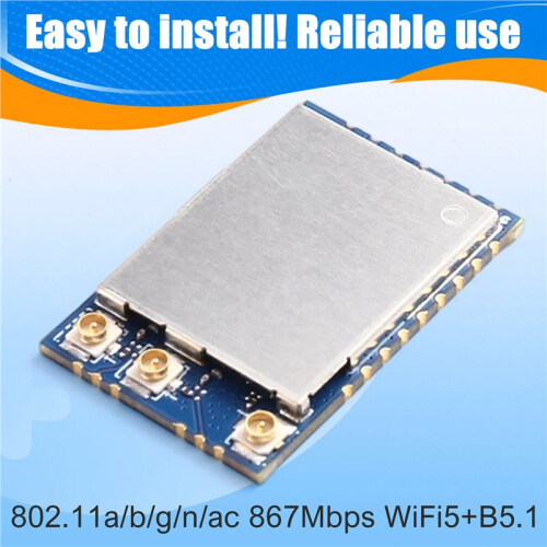 1 Peça Módulo Sem Fio BL-M7663Bu2 Interface USB Bt5.1 Dual-Band 5G+AC  Wifi Módulo Mt7663Bu 2
