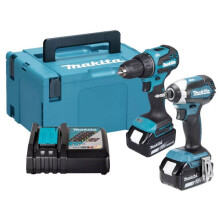 Pack 2 herramientas MAKITA DLX2535TJ DDF490 + DTD153 en makpac
