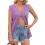 Female Sleeveless Knit Vest Top V Neck Open  Top  XL 1
