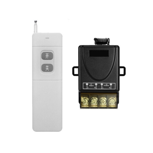 2X Wireless Remote Control  -Off High-Power 30A Wide-Voltage Long-Distance RF433 Remote Control 1000M 1