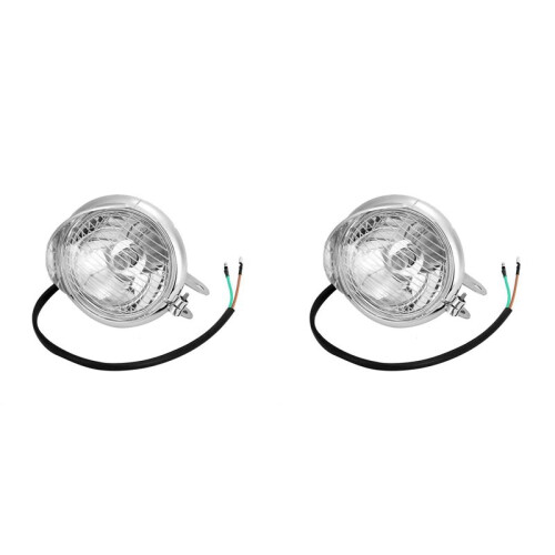 2X Motorcycle Front Auxiliary Light External Headlight for  GN 125 cm 125 Side Light