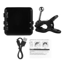 2X Gitarrtuner Laddningsbar, Clip på Tuner med LCD-Färgskärm med Gitarr, Ukulele, Fiol och Kromatisk Stämning