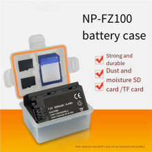 5X per ILCE-9 A7M3 A7R3 A9 7RM3 Fotocamera NPFZ100 Batteria Custodia In Plastica Custodia per Batteria