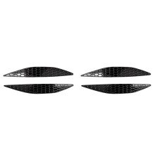 2Pair Rear Bar Honeycomb Reflector Cover Trim Styling for 7 MK7 2014-2018 Tail Fog Light Strips Sticker