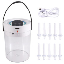 Electric Enema Kit, Portable Enema Machine for Colon Cleanse for Women Men Coffee, Electric Water-Flow Speed Control