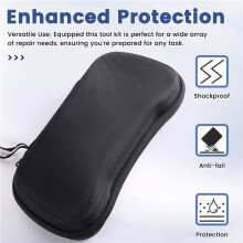Bolsa de Transporte Portátil para AYN Odin 3 Bolsa de Almacenamiento Protectora Anticaída Pouch de Viaje para Accesorios de Consola de Juegos Odin3