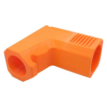 Table Saw Dust Collector Adapter Slide- with Hook Textured Grip Clog-Free Table Saw Dust Collection Adapter Orange