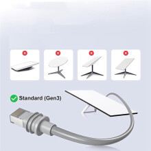 IP68 Waterproof SPX to RJ45 Cable for Starlink Satellite Gen3 V3 Ethernet Cable Adapter SPX to RJ45 Dish Router 1M