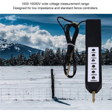 Tester Napięcia Ogrodzenia Elektrycznego, Wykrywacz Usterek 10KV, Przenośne Narzędzie do Testowania Neonowego z 6 Wskaźnikami dla Farm