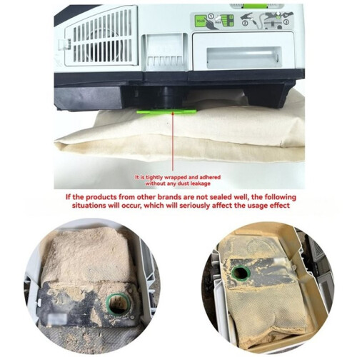 Reusable Replacement Dust Bag,Compatible for ,CT CTC Midi/ CT15 for Extractor Systems 2