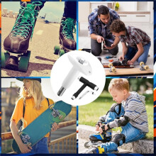 Skate Tools Kit Multi Function Portable Skateboard Bearing Press Tool for Roller Skates Skateboards Scooters