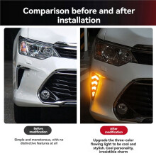 Vorderes LED-Tagfahrlicht für Camry 2015-2017 Nebelscheinwerfer Blinkleuchte Zubehör