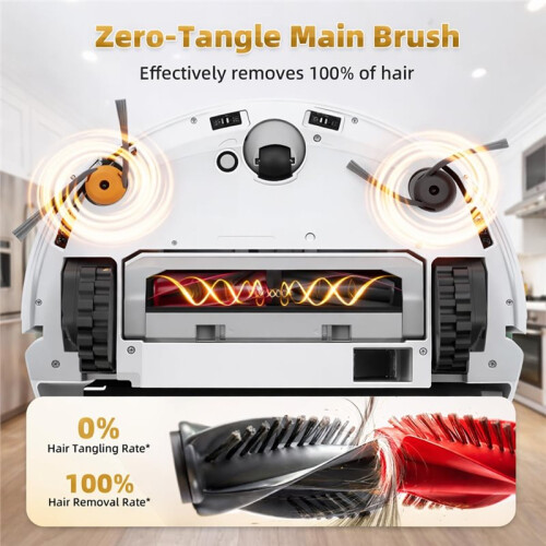 For  Qrevo Curv 2 Flow Robot Vacuum Cleaner Replacement Accessories Kit 2